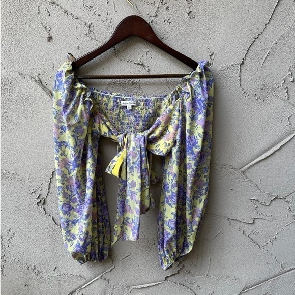 For Love and Lemons Maui Wrap Top I Size  M - Picture 7 of 13